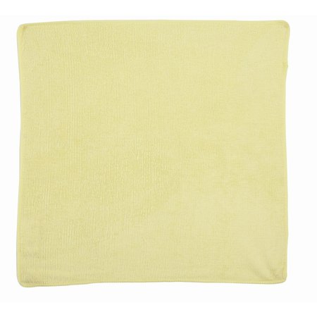 RUBBERMAID COMMERCIAL MICROFIBER CLEANING CLOTH YELLOW 1820584